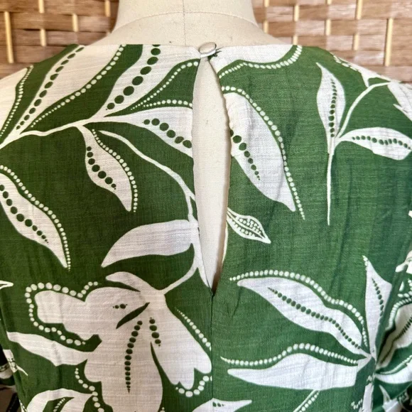 NWT London Times green & cream shift dress M - Picture 7 of 15